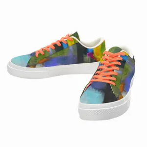 Men From My Window Low Top Canvas Shoes