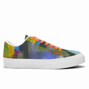 Men From My Window Low Top Canvas Shoes