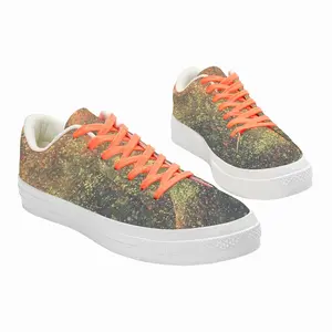 Men Golden Drops Low Top Canvas Shoes