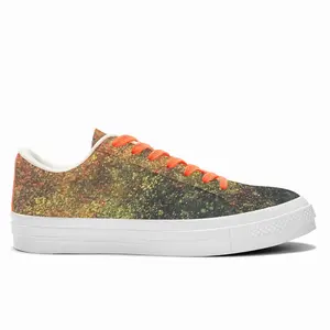 Men Golden Drops Low Top Canvas Shoes