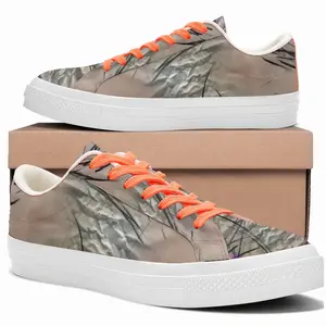 Men Broken Rose Low Top Canvas Shoes