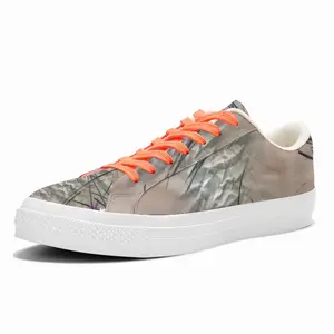 Men Broken Rose Low Top Canvas Shoes