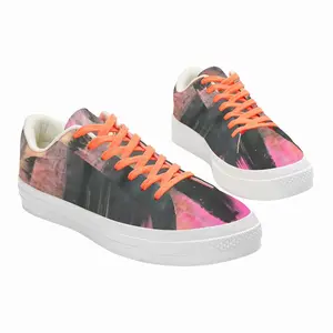 Men Pink Garden Low Top Canvas Shoes