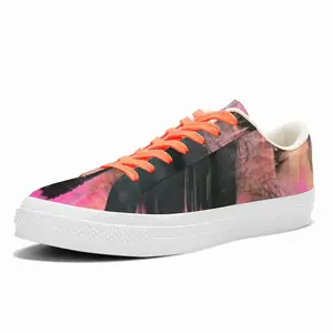 Men Pink Garden Low Top Canvas Shoes