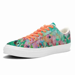 Men At The Lakeside Low Top Canvas Shoes