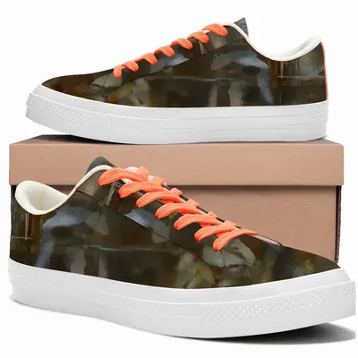 Men Ladder Low Top Canvas Shoes