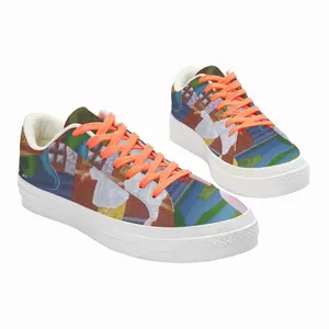 Men Her Wait Was Over Low Top Canvas Shoes