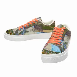 Men The Discovery Low Top Canvas Shoes