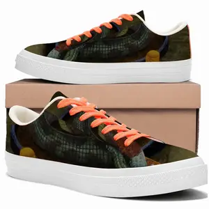 Men The Serpents Dream Low Top Canvas Shoes