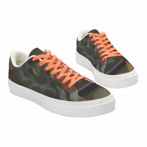 Men The Serpents Dream Low Top Canvas Shoes