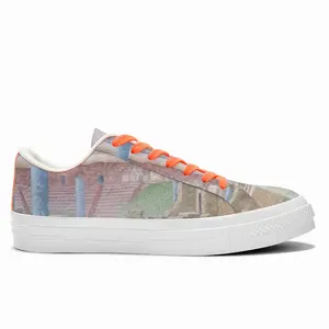 Men Praecognita (Things Previously Known) Low Top Canvas Shoes