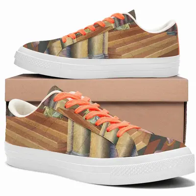 Men Few Knew Of This Place Low Top Canvas Shoes