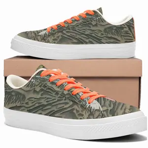 Men Dead Gull Low Top Canvas Shoes