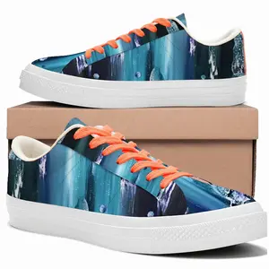 Men Entanglement Low Top Canvas Shoes