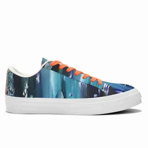 Men Entanglement Low Top Canvas Shoes