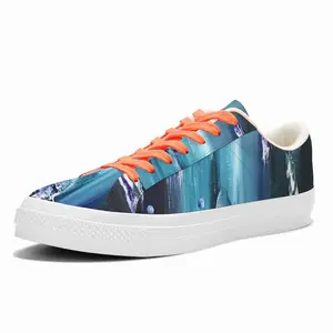 Men Entanglement Low Top Canvas Shoes