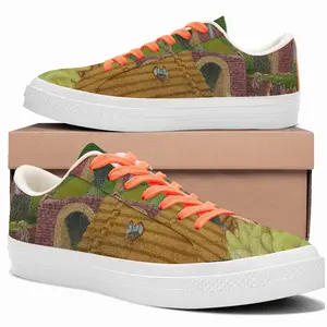 Men They Began To Arrive Low Top Canvas Shoes