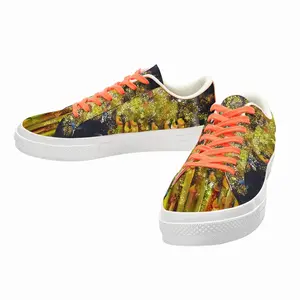 Men Candles For Peace Low Top Canvas Shoes