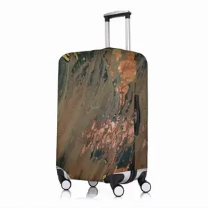 Bronze Abstraction Luggage Cover