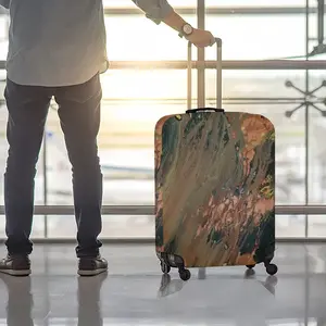 Bronze Abstraction Luggage Cover