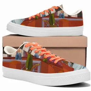 Men The Departure Low Top Canvas Shoes