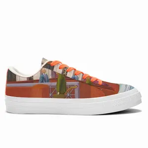 Men The Departure Low Top Canvas Shoes