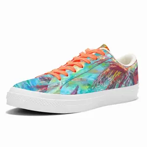 Men Crossing The Seas Low Top Canvas Shoes