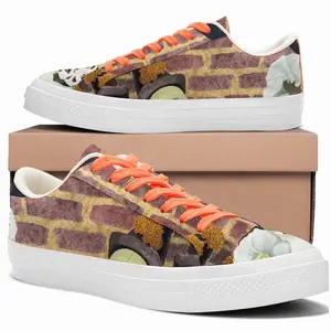 Men Waiting Clowns Low Top Canvas Shoes