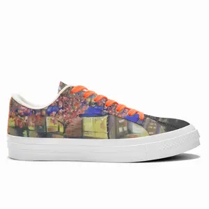 Men Sydney On Rainy Night Low Top Canvas Shoes