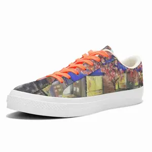 Men Sydney On Rainy Night Low Top Canvas Shoes