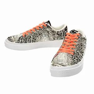 Men A Confused Sound Of Voices Arose Low Top Canvas Shoes