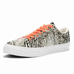 Men A Confused Sound Of Voices Arose Low Top Canvas Shoes