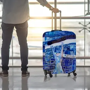 True Blue Luggage Cover