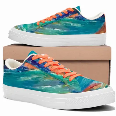 Men Sea What I See Low Top Canvas Shoes