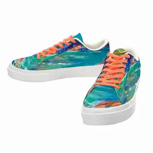 Men Sea What I See Low Top Canvas Shoes