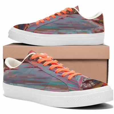 Men Red Skies Low Top Canvas Shoes