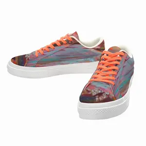 Men Red Skies Low Top Canvas Shoes