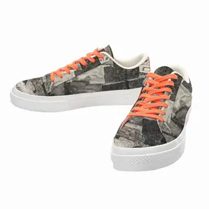 Men Natural History Low Top Canvas Shoes