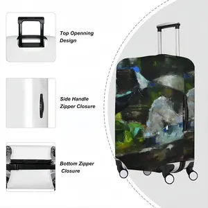 Green Luggage Cover