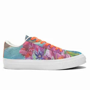 Men The Storm Is Getting Here Low Top Canvas Shoes