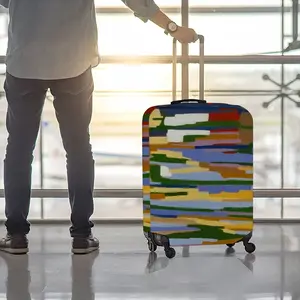 Reflections In Sète Harbor Luggage Cover