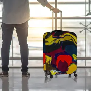 Running In Paint Luggage Cover