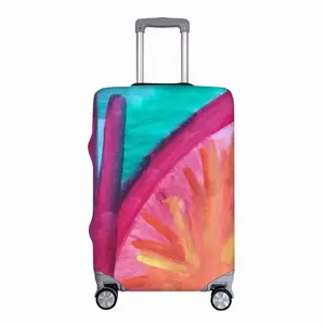 Colorful Straws Luggage Cover