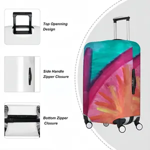 Colorful Straws Luggage Cover