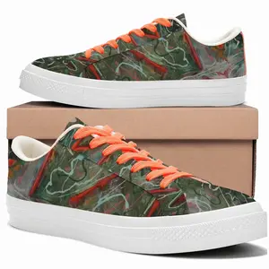 Men Birds Symphony Low Top Canvas Shoes