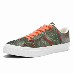 Men Birds Symphony Low Top Canvas Shoes