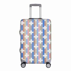 White Crosses Luggage Cover