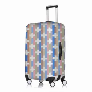 White Crosses Luggage Cover