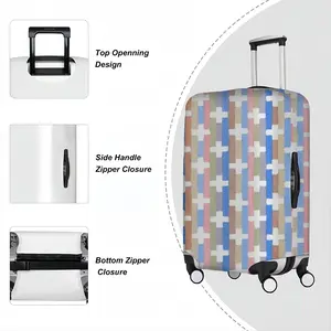 White Crosses Luggage Cover