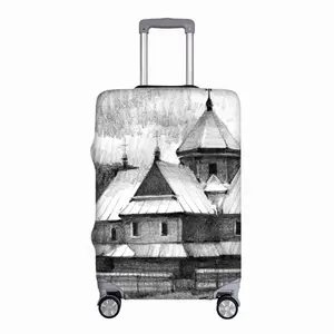 Church In The Carpathians Luggage Cover